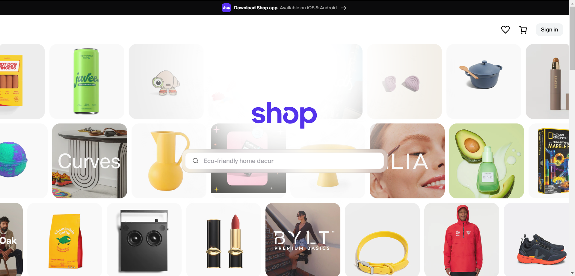An Image of the Shop App